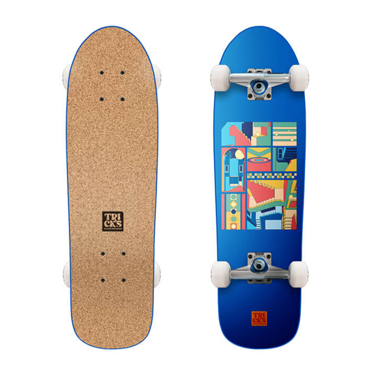 Tricks Moodboard 7.6"x26.35" MIDI Tricks Cruiser