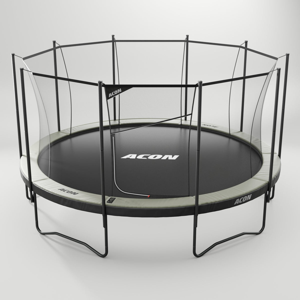 Acon Air 4,6 m Rundes Trampolin mit Sicherheitsnetz und Leiter, GEN 2.0