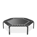 Acon Sechseckiger Rebounder Fitness-Trampolin Fit 1,41 m schwarz