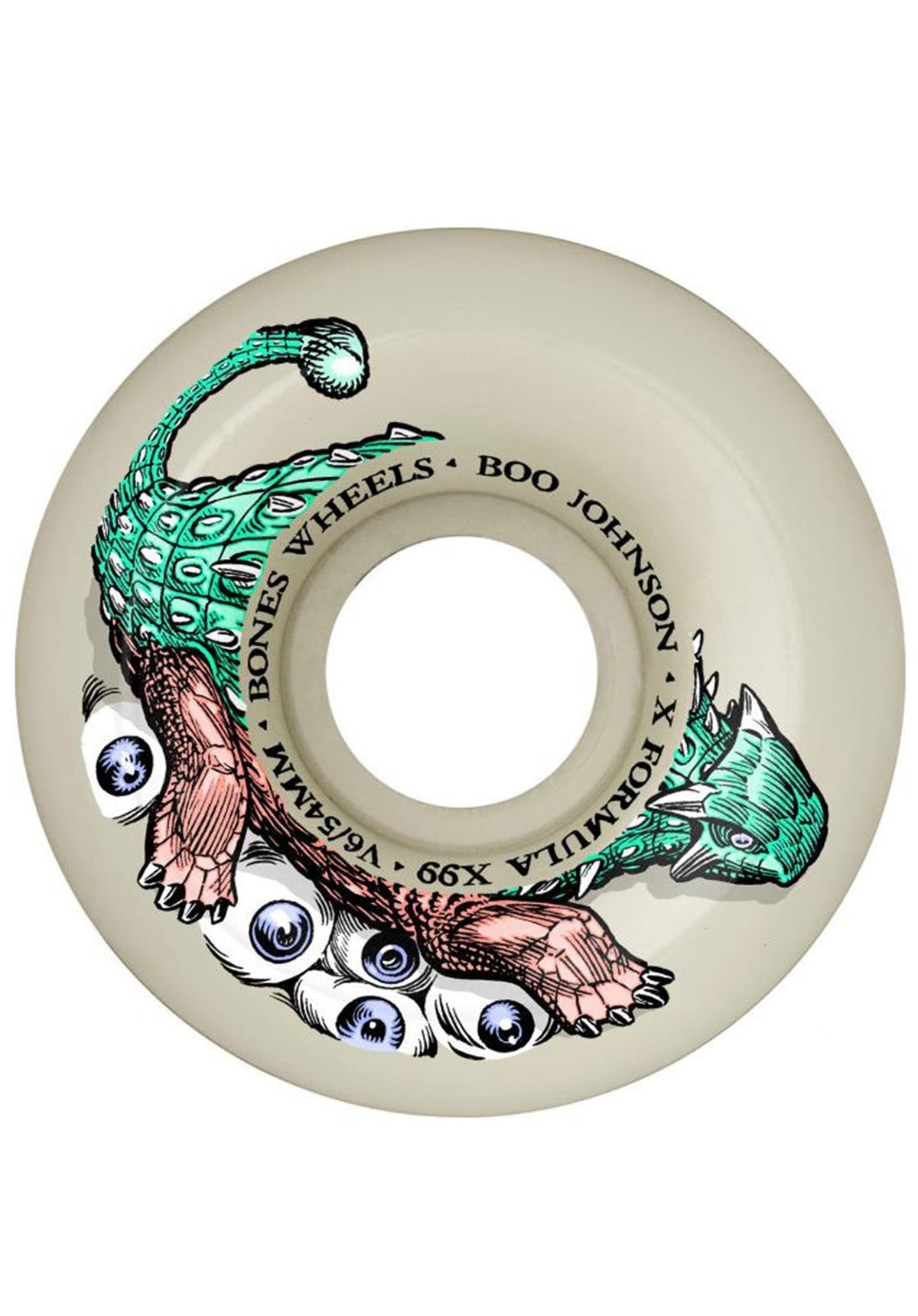 Bones Wheels X-Formula 56mm 99A Boo Johnson Dino-Sortas V6 Widecut