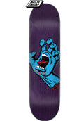 Santa Cruz Skateboard Deck Screaming Hand purple 8.375''