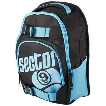 Sector 9 Backpack "Pursuit" - Black/ Blue