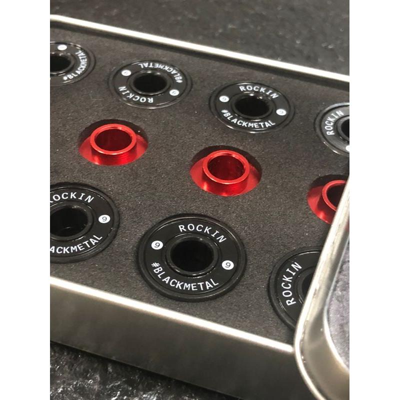 Rockin' Frames Bearings Black Metal 20-pack