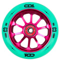 Core Wheel CD1 110mm teal/pink