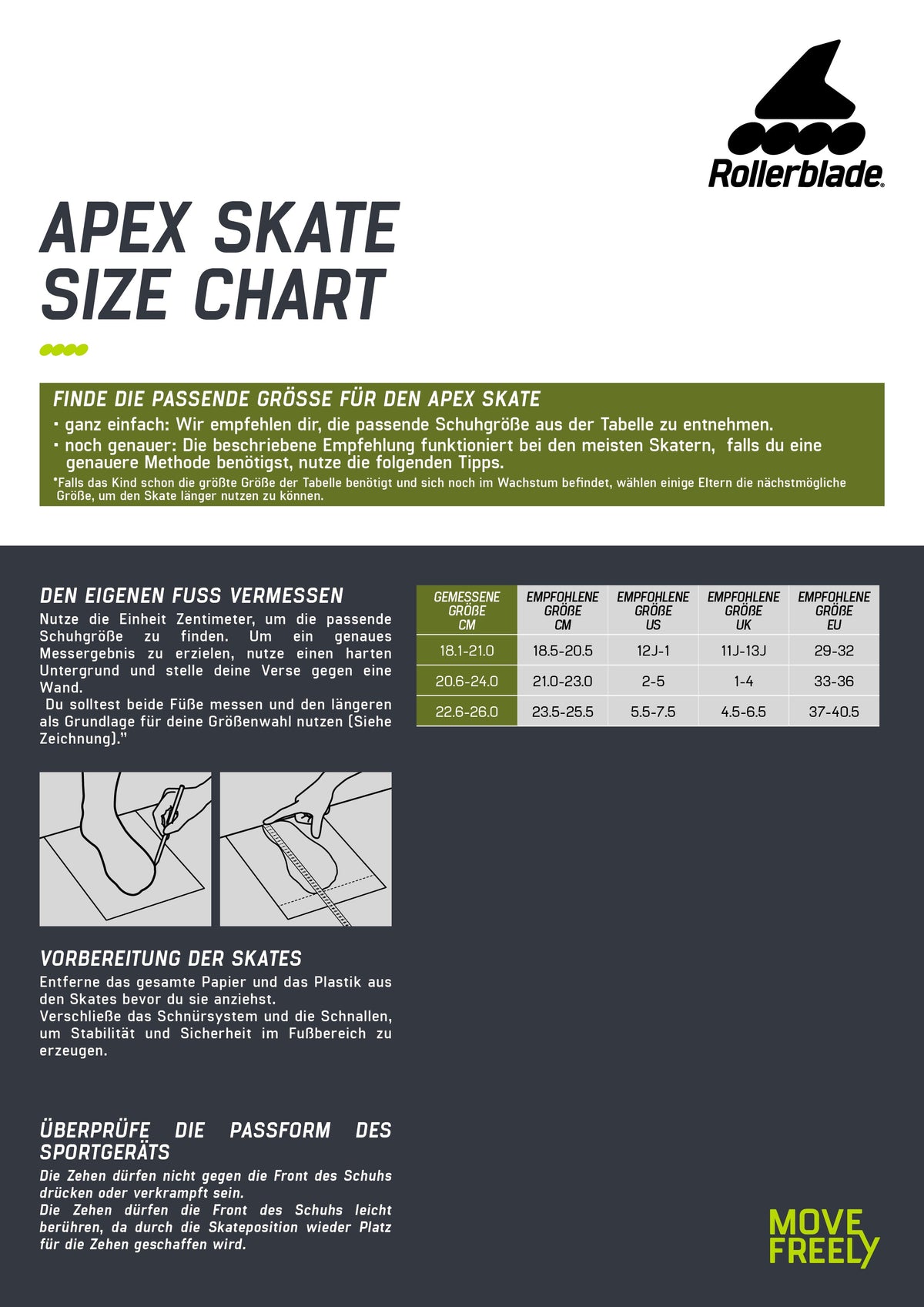 Rollerblade Urban Freeskate Apex Charcoal/Yellow