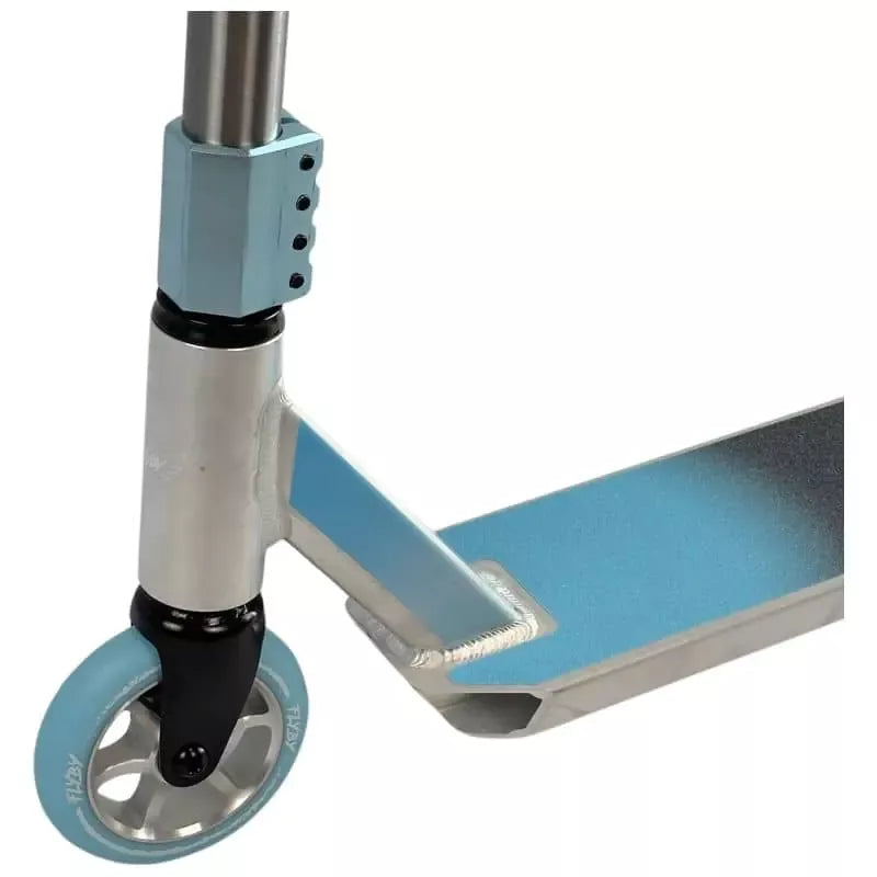 Flyby Air V2 Complete Pro Scooter chrome/blue