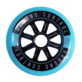 GC Wheels 3-pack turquoise/black 110mm 85A