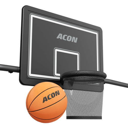 Acon X Basketballkorb mit Korbnetz für 17 Trampoline rechteckig