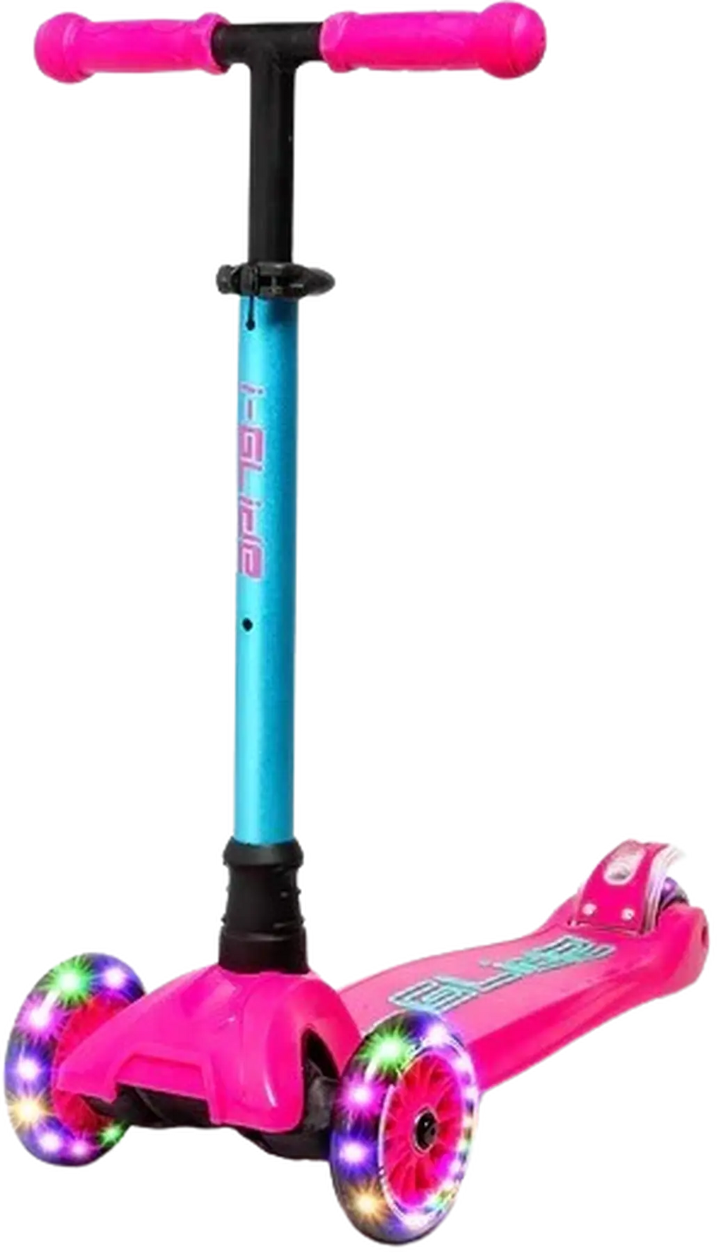 i-Glide Kinder Scooter 3 Rolle Pink/Aqua