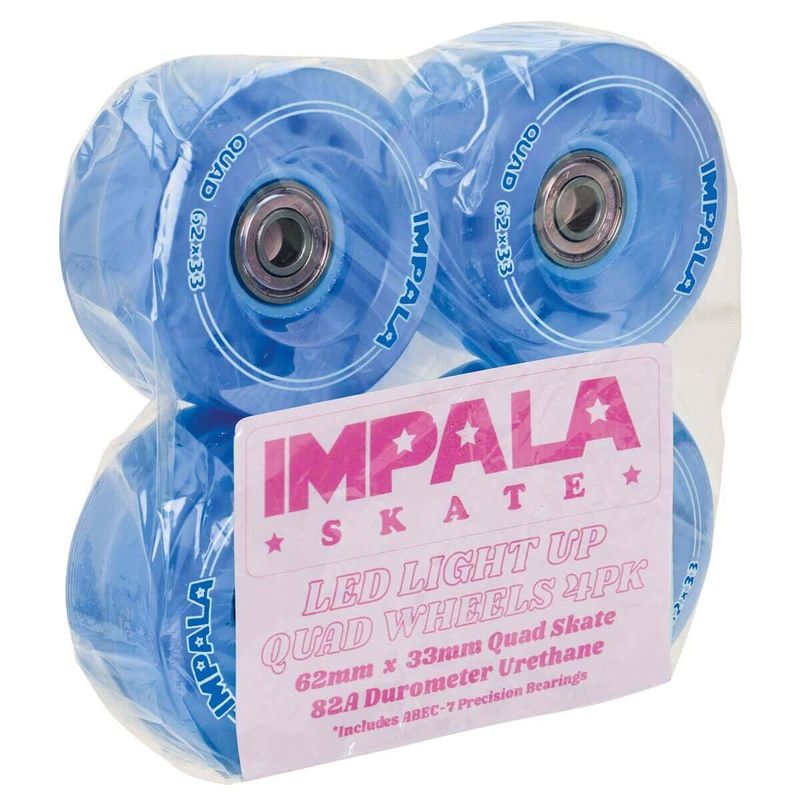 Impala Light Up Wheels Blue