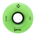 Luminous LED Longboard Wheel 65mm green glow