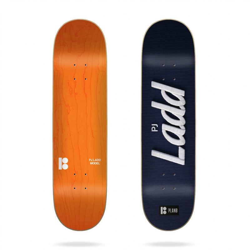 Plan B Skateboard Deck Embroidered Pj Ladd 8.0''
