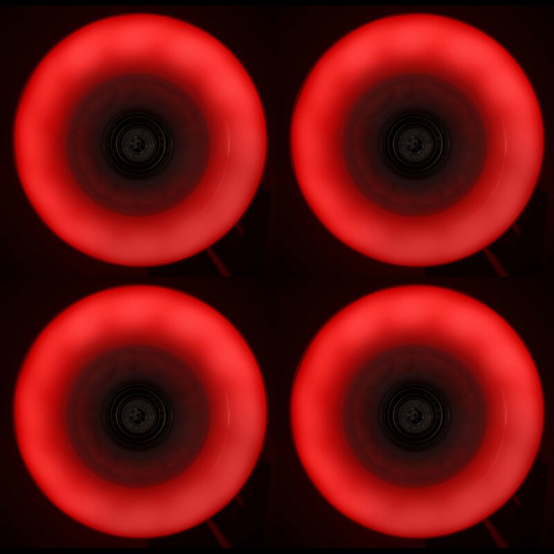 Powerslide Wheels Fothon Rage 76mm 82a red LED