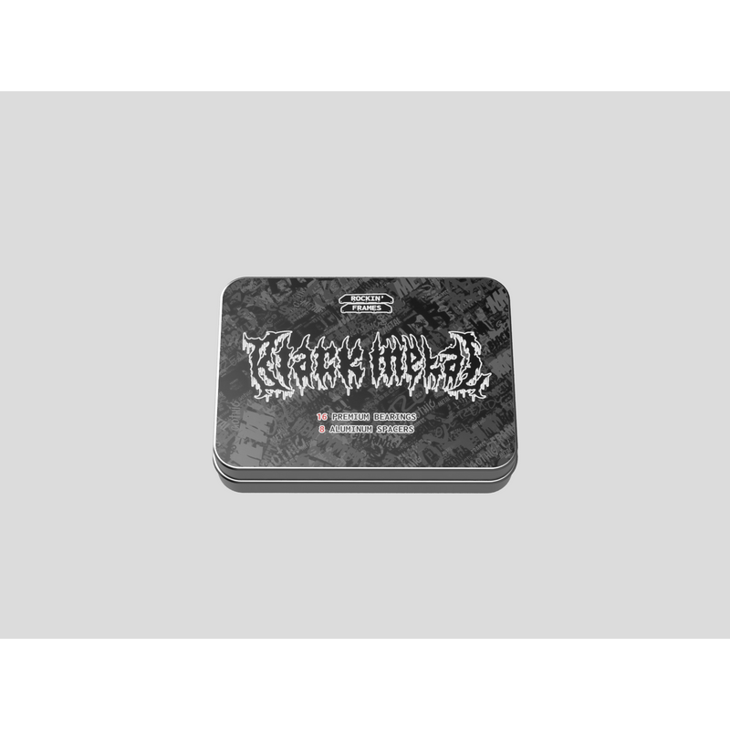 Rockin' Frames Bearings Black Metal 20-pack