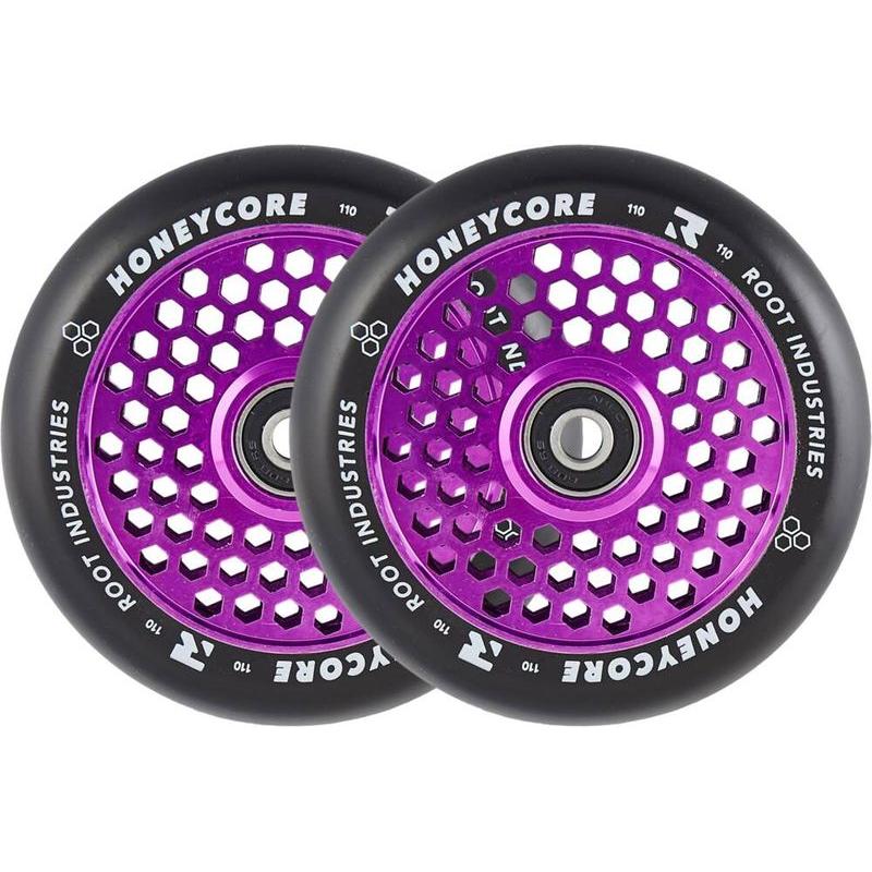 Root Industries Honeycore Wheels 110mm black/purple