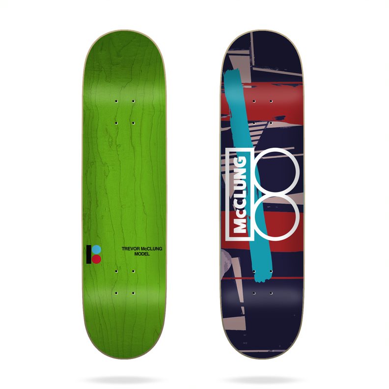 Plan B Skateboard Deck Mixed Media McClung 8.25''